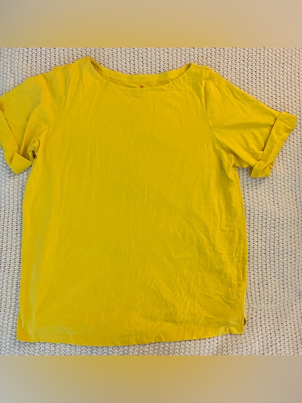 Woman Within Bright Yellow Short-Sleeve Top Size 22/24